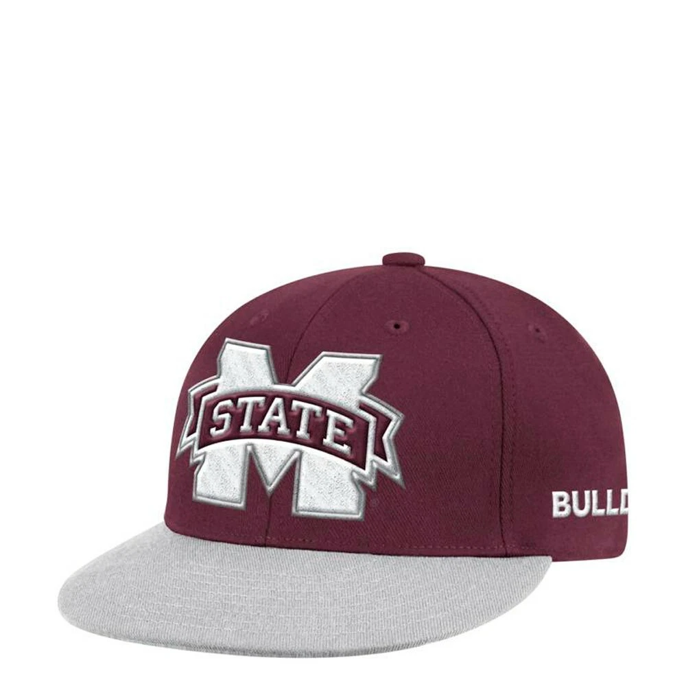 mississippi state adidas fitted baseball hat