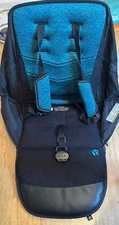 Baby Trend Tango Single Stroller Storage SEAT Turquoise Blue and Black