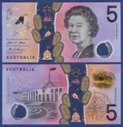 AUSTRALIA 5 Dollars (2016) UNC P. 62