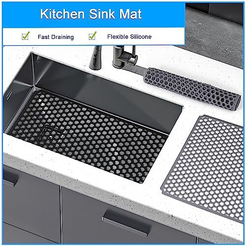 Silicone Sink Protector Heat-Resistant Sink Protectors for Kitchen Sink Mat A... - Picture 4 of 6