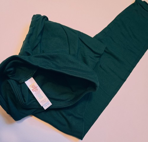 LuLaRoe OS Leggings DUNKELTÜRKIS Grün Einfarbig Einheitsgröße (Größe 2-10) Neu mit Etikett - Bild 2 von 6