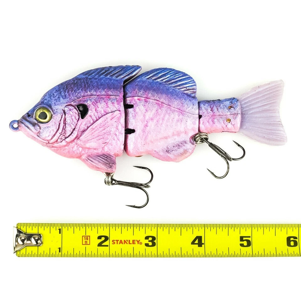 Señuelo de cebo hecho a mano articulado flotante Hardgill MATTLURES 5,75" - color personalizado Foto 2 de 4