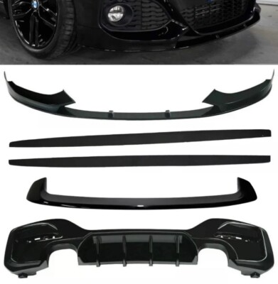 BMW 1ER F20 LCI 15-18 FRONTLIPPE SPLITTER HECKDIFFUSOR SPOILER BODYKIT DUAL