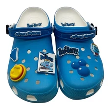 Crocs x General Mills Boo Berry Classic Clogs Shoes Men's Size 11 Blue Cereal