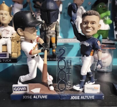 Houston Astros Jose Altuve 2000th Hit Bobblehead Series Part 1 & 2 Combo