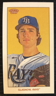 TYLER GLASNOW - 2020 Topps 206 Wave 1 - SOVEREIGN BACK #19 - TAMPA BAY RAYS
