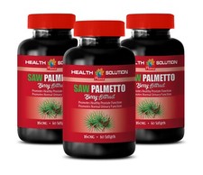 Saw Palmetto oil extract - SAW PALMETTO - Plant extract 3 Bottle