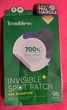 Invisible Pimple Spot Patch - 96 Ultra Thin Acne Patches - Easy Peel - 2 Sizes D