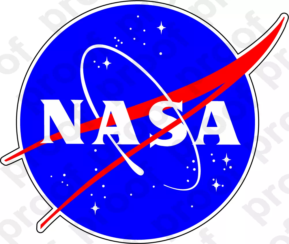 STICKER NASA LOGO