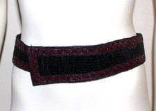 CHRISTIAN DIOR Ceintures beaded wrap deco belt
