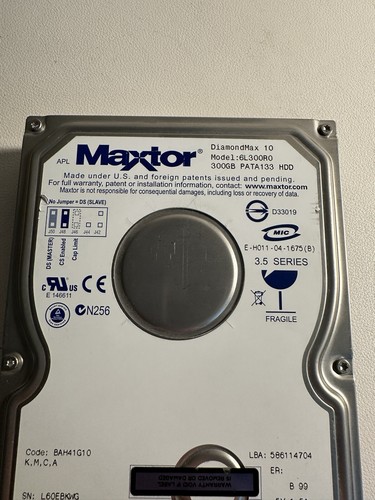 Maxtor 6L300R0 300GB Internal SATA Desktop Hard Drive - Afbeelding 2 van 10