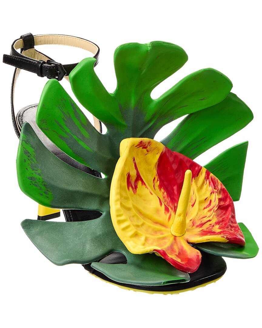 Женские сандалии из кожи Loewe Petal 160690₽