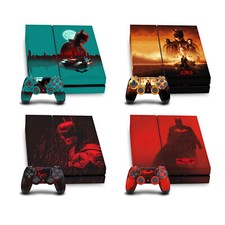 THE BATMAN NEO-NOIR AND POSTERS VINYL SKIN FOR SONY PS4 CONSOLE  CONTROLLER