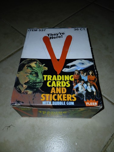 1984 Fleer Visitor V Wax Box Unopened 36 Packs HTF - Picture 1 of 4