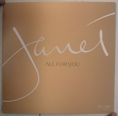 Janet Jackson Poster Flat All For You 2-Sided | eBay