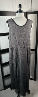 Y2K Retro FAD'S 100% Thick Cotton Heather Grey Midi, Very Nice! XL, NOS, NEW