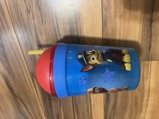 Nickelodeon Paw Patrol 10 oz Sippy With Rubber Straw.