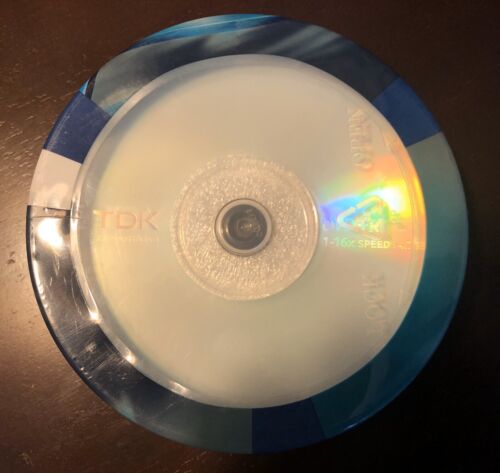 TDK DVD-R 1-16x 4.7 Gb/go 25 Pack Discs New - Picture 3 of 4