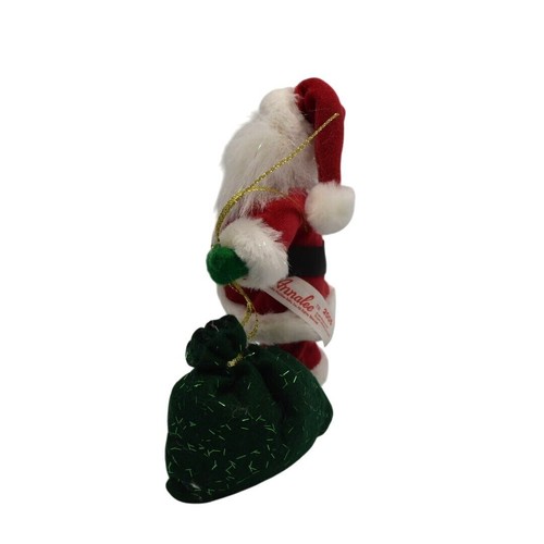 Muñecas Annalee 2005 Santa Claus saco verde 7,5 pulgadas adorno de Navidad - Imagen 4 de 5