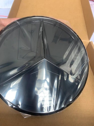 Para Mercedes-Benz 2015-2019 GLC-GLE-GLS parrilla estrella emblema negro logotipo 3D 20,5 cm - Imagen 7 de 11