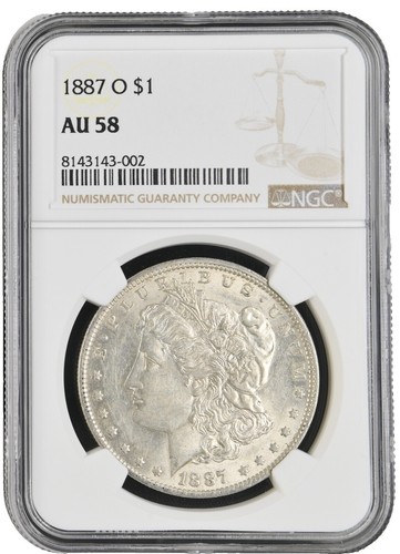 1887 S Morgan Silver Dollar NGC AU-58 | eBay