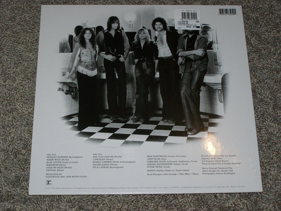 FLEETWOOD MAC 1ST LP W BUCKINHAM NICKS ON WHITE VINYL BRAND NEW - Image 2 of 2