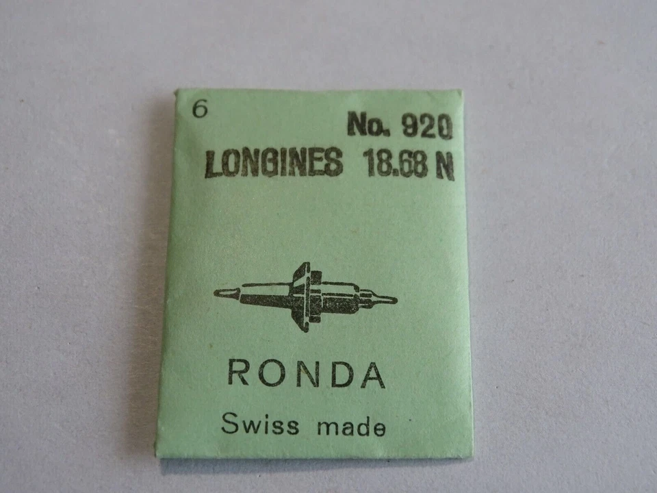 RONDA PIECE HORLOGERIE 1 AXE DE BALANCIER POUR MONTRE LONGINES 18.68 N