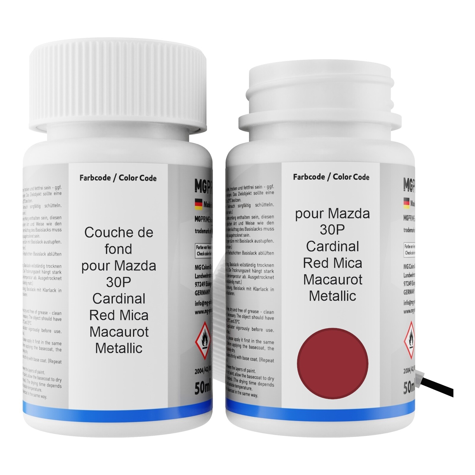 Peinture aérosol MAZDA Alpin Red Met 1986-1989 (Code Q6) main image 1