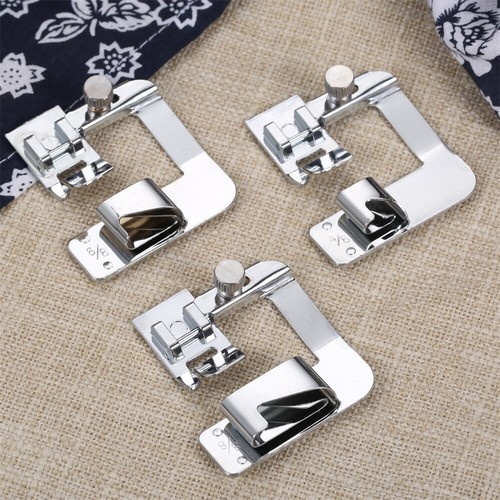 Most Low Shank Sewing Machine Rolled Hem Presser Foot Fits For Singer Brother - Picture 30 of 30