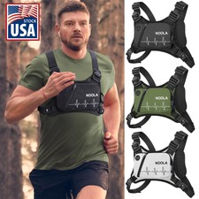 Clearance Running Front Chest Rig Bag Men Women Reflective Gear Sport Vest Pack