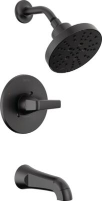 #ad Delta Sparrow Monitor 14 Series Tub and Shower Matte Black Certified Refurbished $178.30