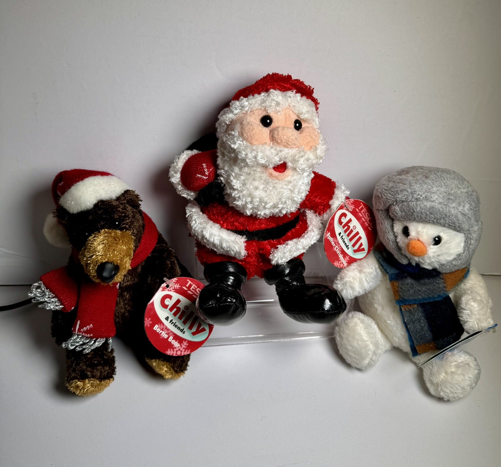 Christmas Decoration Tesco Santa Outfit Tesco Chilly Friends Plush