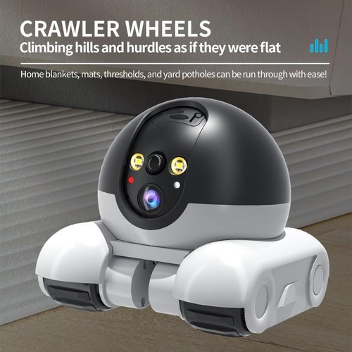 Smart Movable 2MP Dual Lens Dual Screen Pet Cat Action Robot Wifi Camera APP - Afbeelding 6 van 12