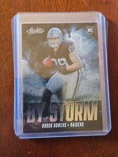2024 Panini Absolute #BS-BBS Brock Bowers By Storm RC Rookie