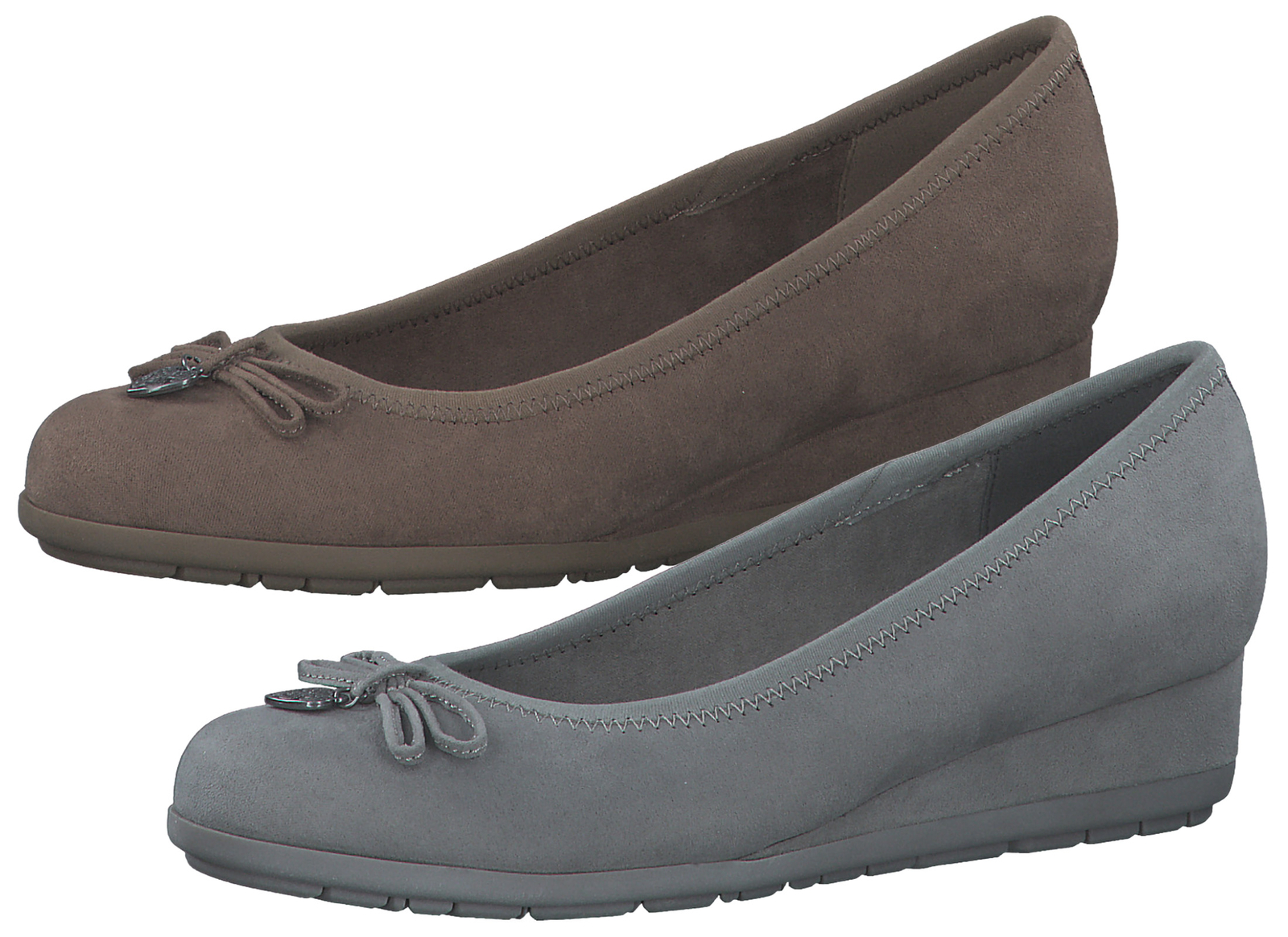 NINE WEST S.Oliver Scarpe Da Donna Con Fiocco E Ciondolo Tacco A Zeppa 5 22322 41