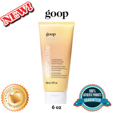 goop GOOPGLOW Microderm Instant Glow Body Polish, Exfoliator, Free Ship 6 oz. 