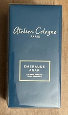 Atelier Cologne Emeraude Agar Cologne Absolue 1oz/30ml Leather Case New