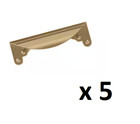 *5* Amerock Inspirations 3 in. Classic Champagne Bronze Cabinet Cup Pulls