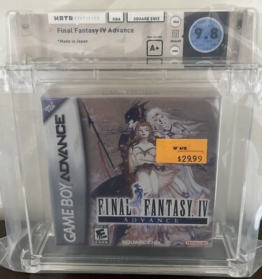 Final Fantasy IV Advance WATA 9.8 - A+ Nintendo Gameboy GBA SEALED FAST SHIP  