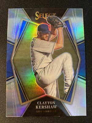 2022 Panini Select Clayton Kershaw PREMIER LEVEL PRIZM #149 Los Angeles Dodgers