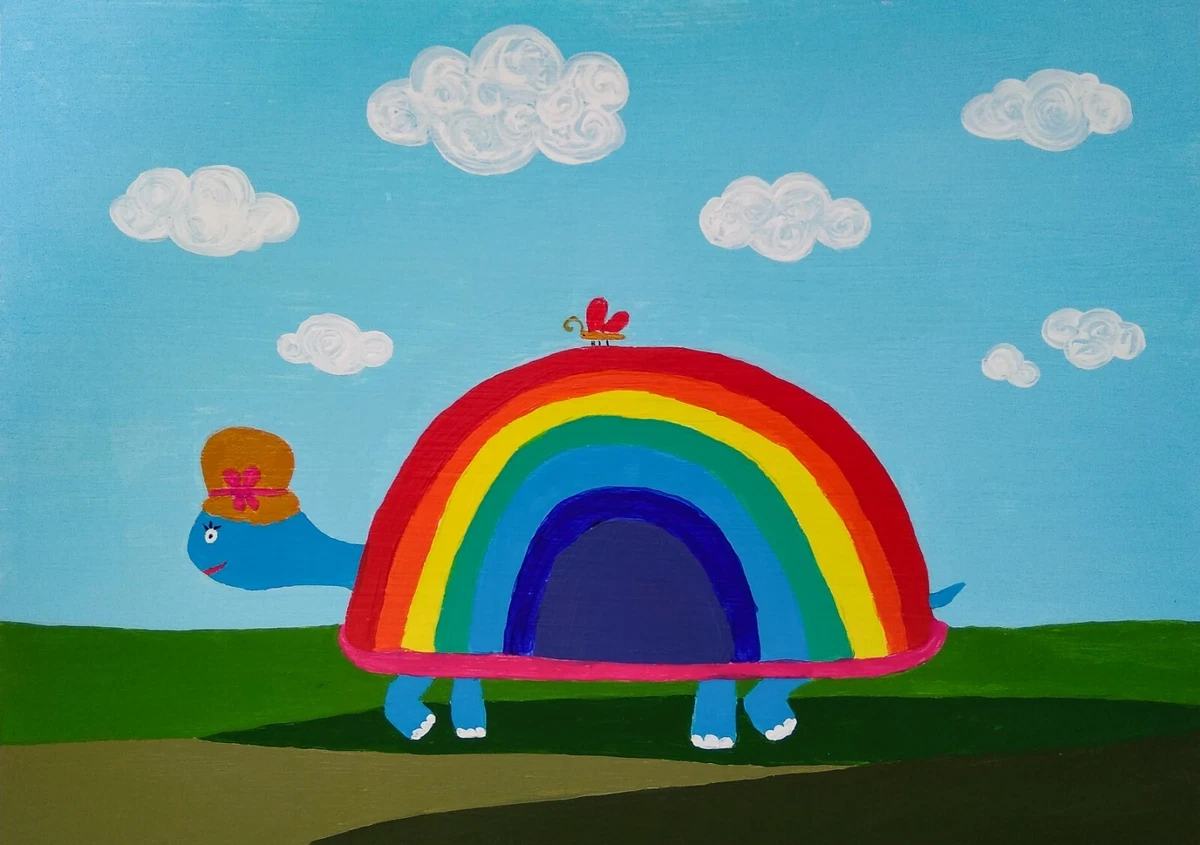 Rainbow Painting For Kids