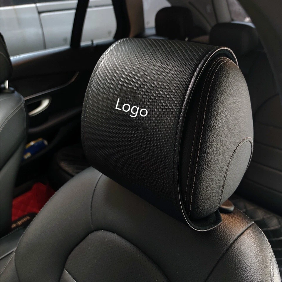 Reposacabezas Coche Viaje Cuello Soporte Automóviles Fundas de Asiento para Fiat Abarth Foto 2 de 4