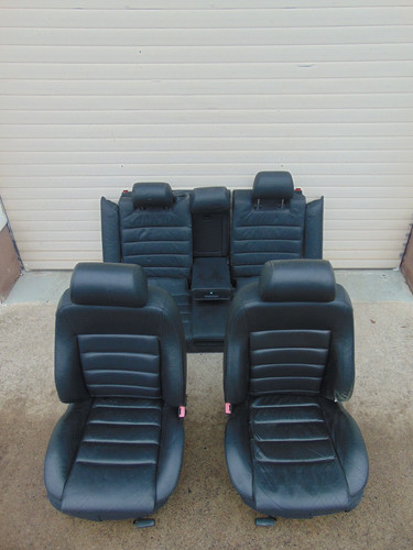 Audi A6 4B Avant Ledersitze Sitze Innenausstattung Leder Sportsitze Schwarz Onyx