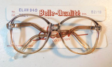 Vintage ELAN 940 Grey 52/18 Women's Plastic Eyeglass Frame New Old Stock 253