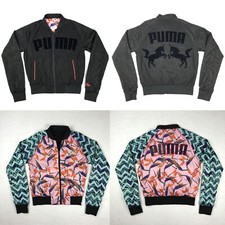 Puma X Sophia Webster Size Xs Reversible Black & Floral Track Jacket Rare