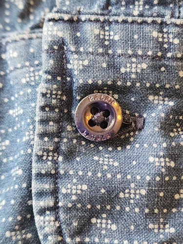 Polo Ralph Lauren Denim Shirt Men's Long Sleeve size 2XL - Picture 6 of 13