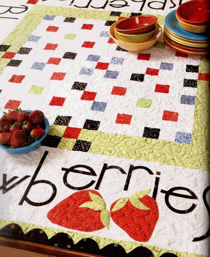 Home Sweet Quilt Easy Quilt Design Table Runner Pillows More Quilt Pattern Book - Picture 11 of 12
