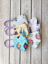 Frozen Kids Face Mask with Nose Wire, Filter Pocket, Adjustable Straps