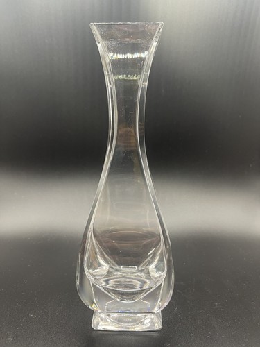Crystal Vintage European Bulb Vase 8” 