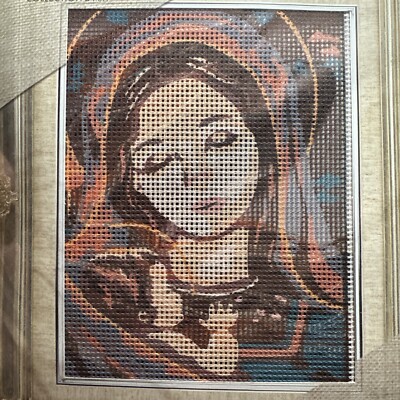 needlepoint tapestry kits With Floss  20x25 Cm Mother &child